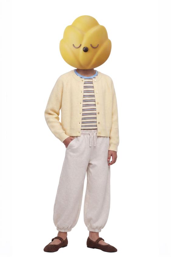 KNIT CARDIGAN - Yellow by Zara - Image 0