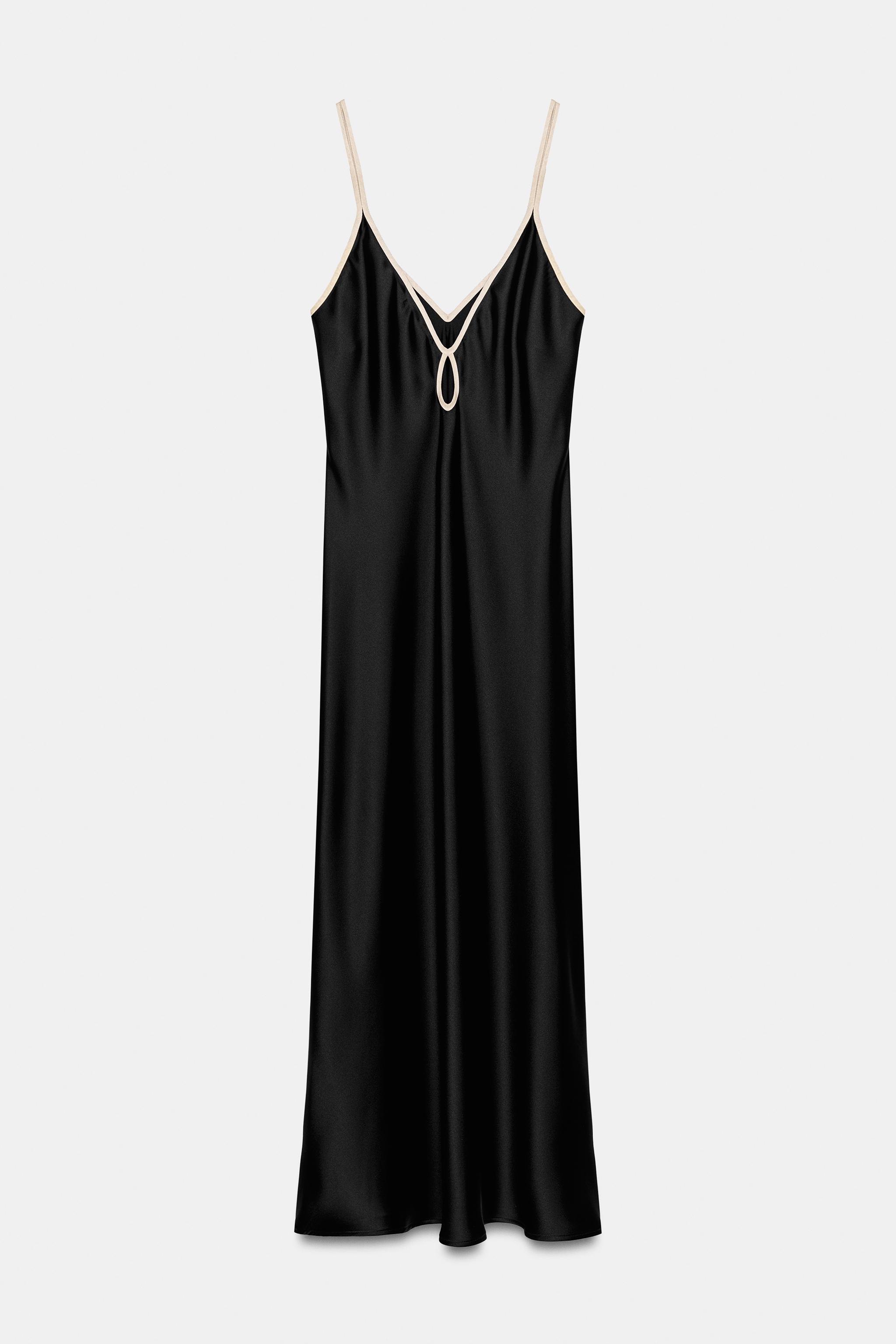 ROBE MI-LONGUE STYLE LINGERIE IMPRIMÉ ANIMALIER