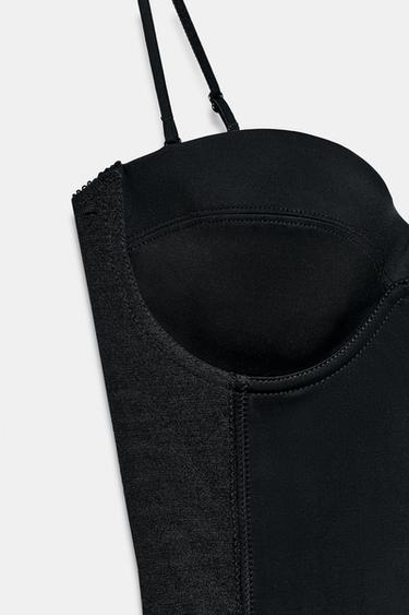 SHORT COMBINED DRESS - Black by Zara - Image 6