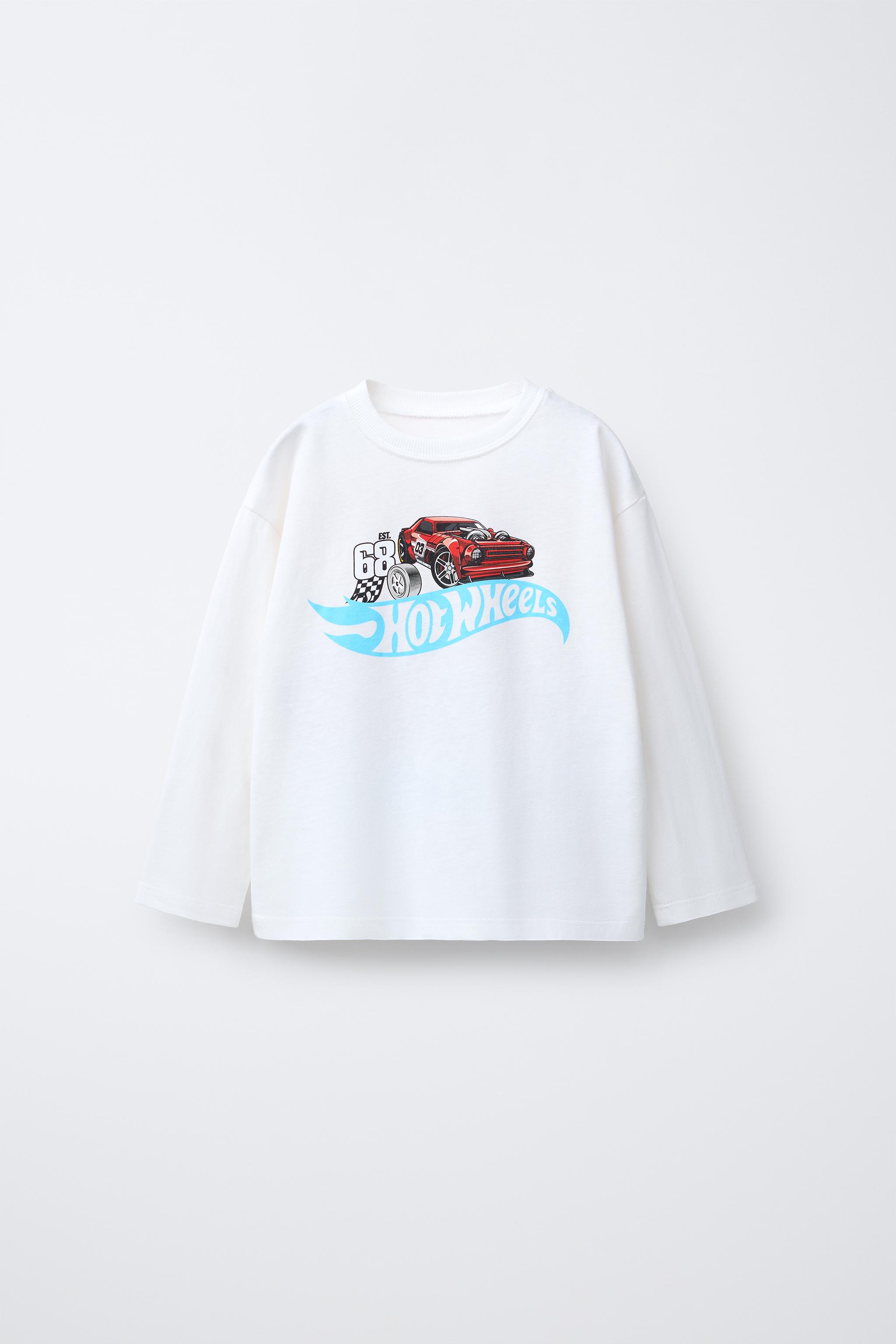 HOT WHEELS ™ MATTEL PRINT T-SHIRT - Oyster-white | ZARA