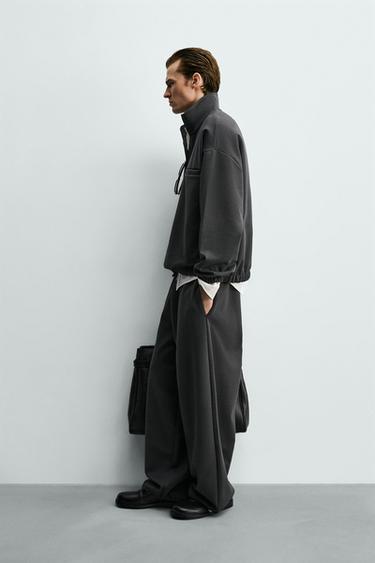 PANTALONS BAGGY FIT JOGGER - Gris antracita de Zara