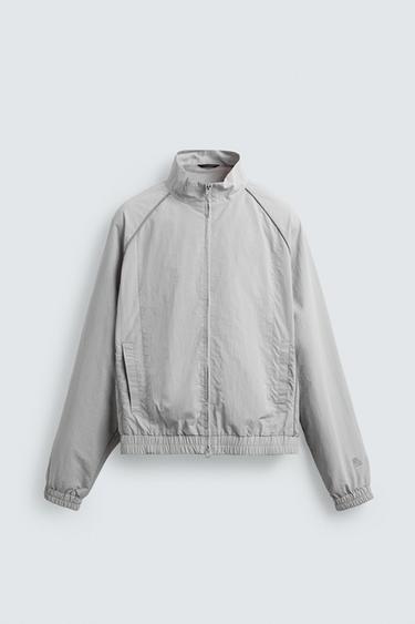 TECHNICAL JACKET WITH CONTRAST TRIMS - Light grey by Zara