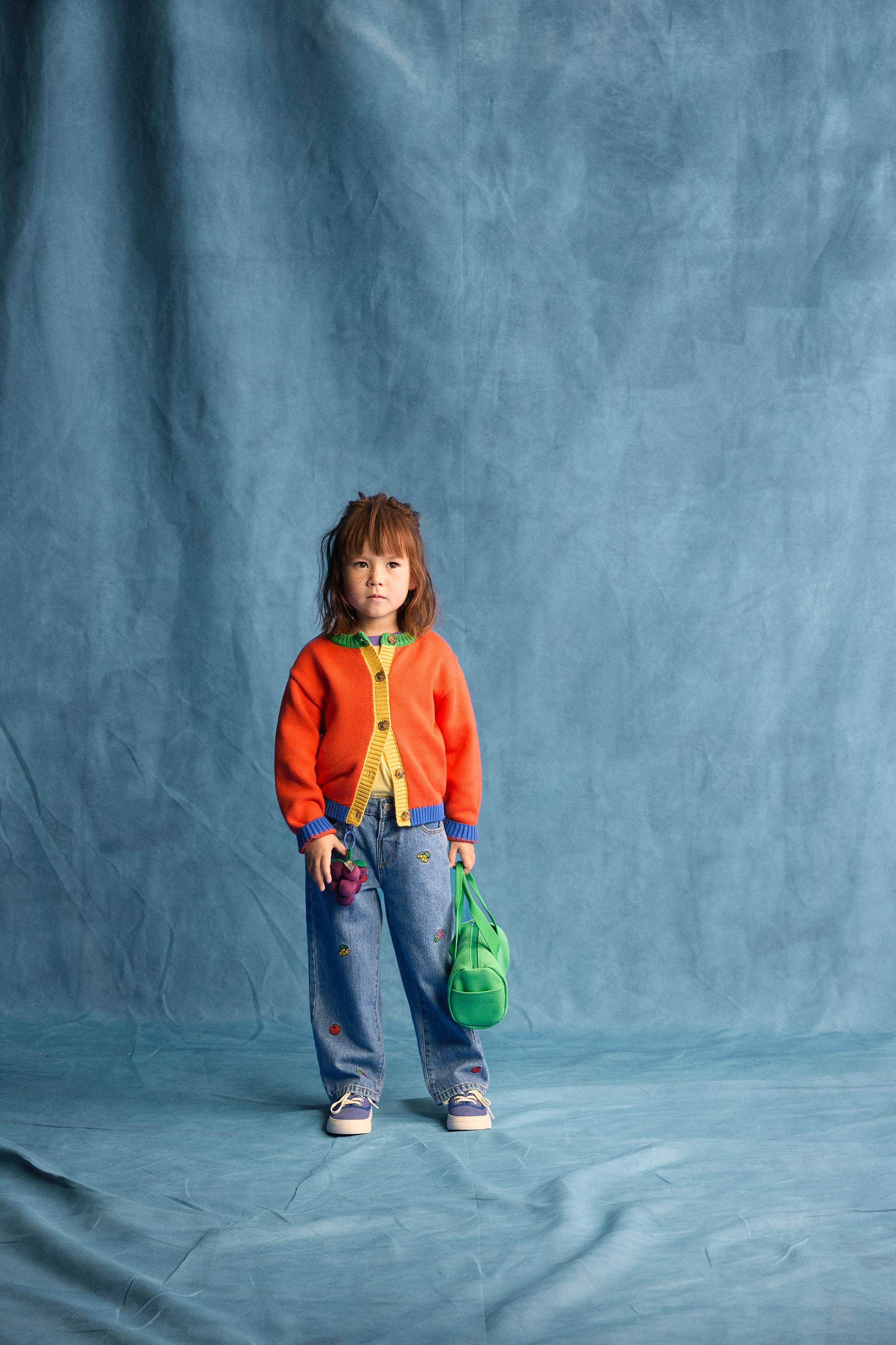 GILET EN MAILLE CONTRASTÉ FRUIT OF THE LOOM™