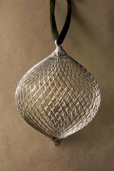 MESH CHRISTMAS TREE DECORATION — Silver 1