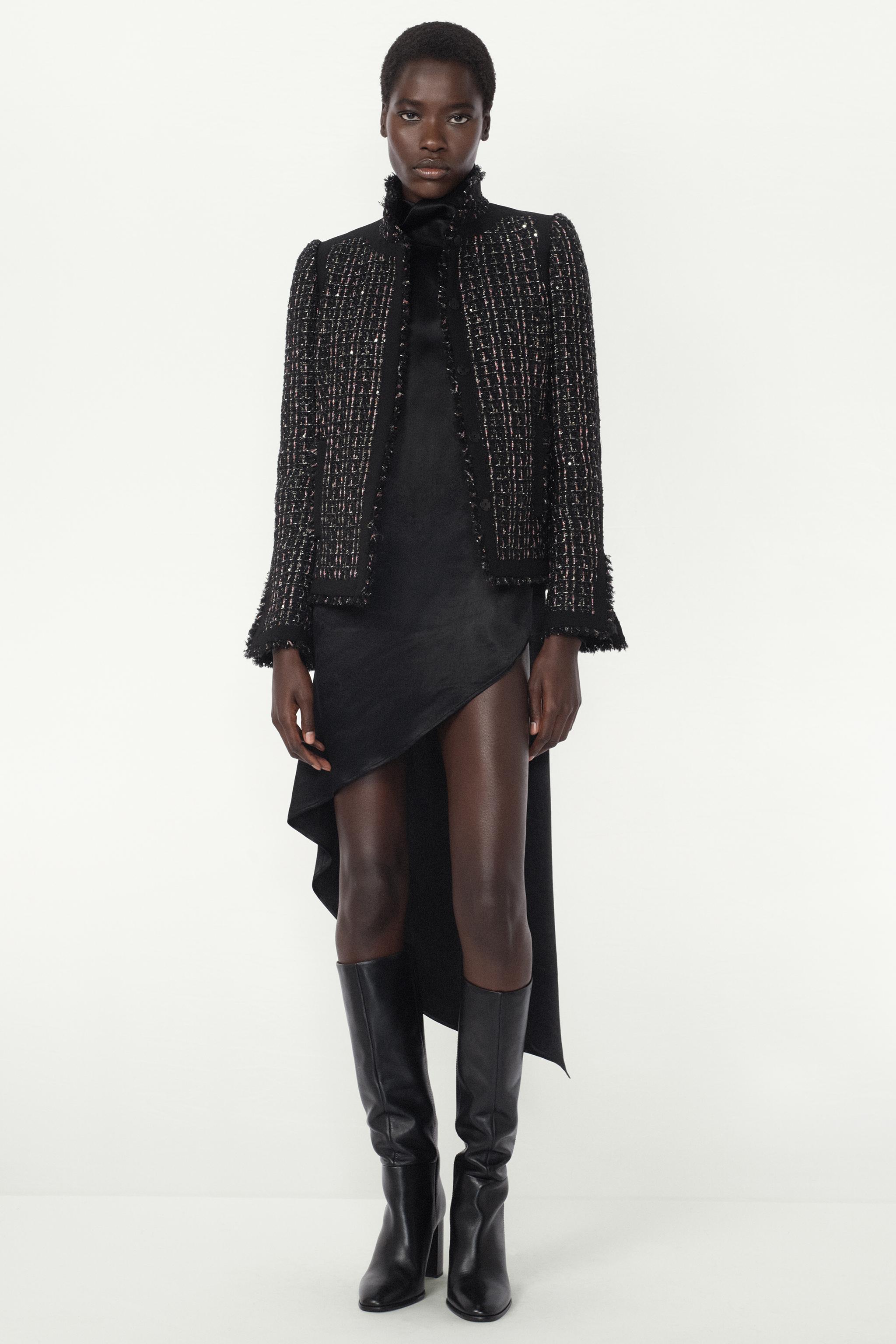 ウール混ジャケット - THE ITEM ZARA WOMAN - ブラック | ZARA Japan