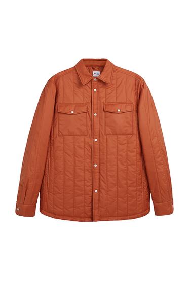 VERTICAL QUILTED OVERSHIRT