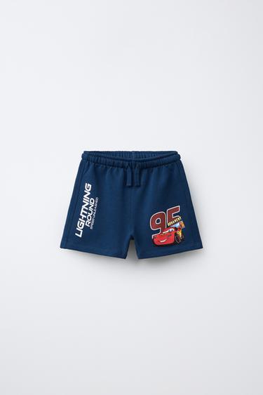 CARS LIGHTNING MCQUEEN © DISNEY PLUSH BERMUDA SHORTS - Navy blue by Zara