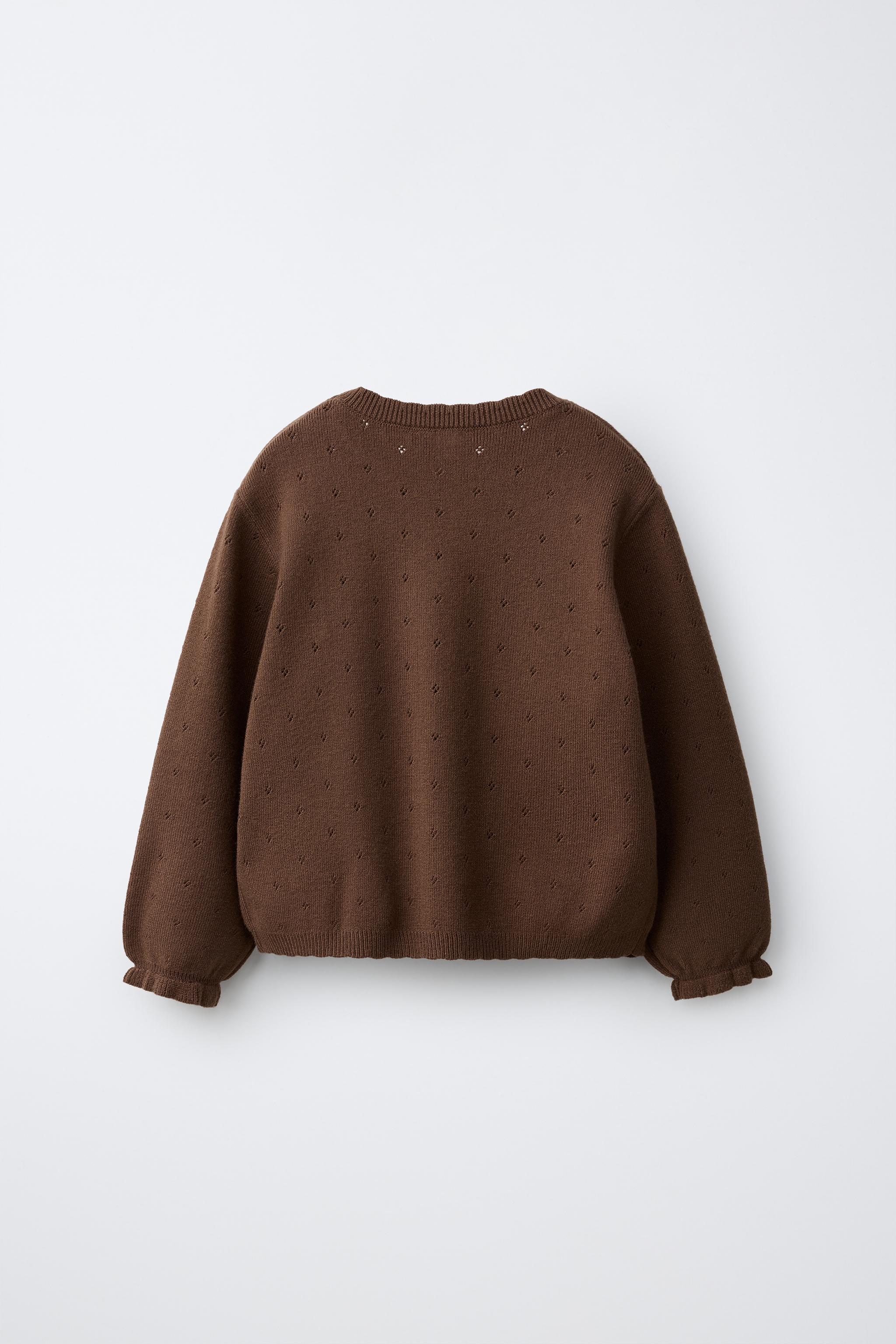 EMBROIDERED KNIT SWEATER