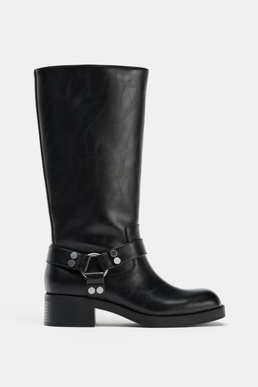 BOTA BIKER - Negro de Zara