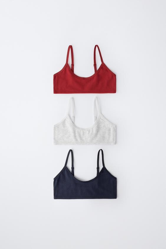 9-14 ANOS/ PACK DE TRÊS TOPS DE CORES - Multicolor da Zara - Imagem 0