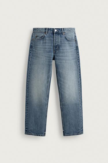 REGULAR FIT JEANS - Mid-blue by Zara