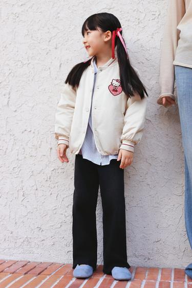 HELLO KITTY © SANRIO BOMBER JACKET - Ecru by Zara