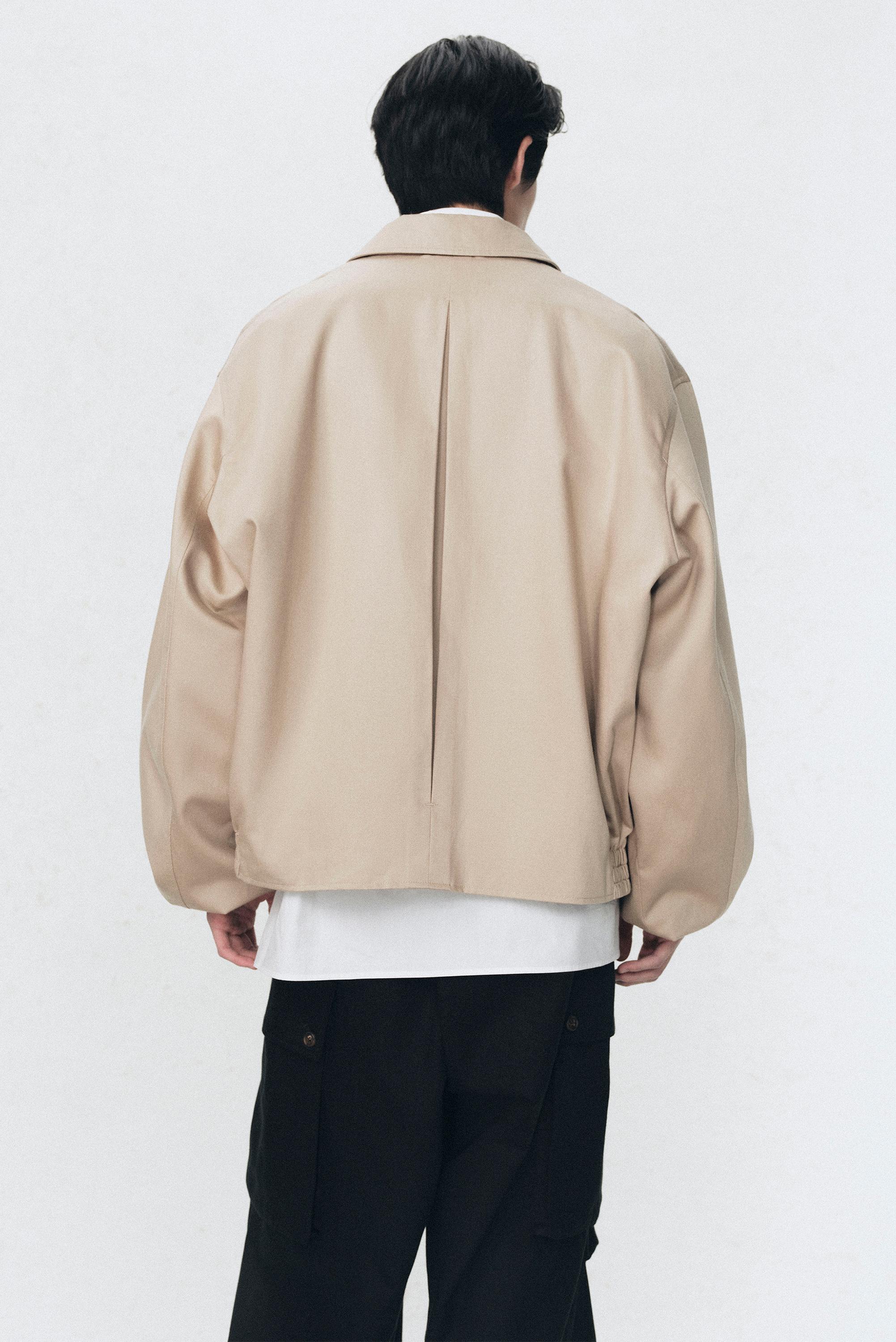 RELAXED FIT JACKET WITH POCKETS SOSHIOTSUKI X ZARA - Beige | ZARA