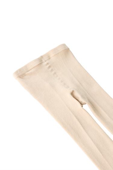 TWO-PACK OF PLAIN TIGHTS — Sand 2
