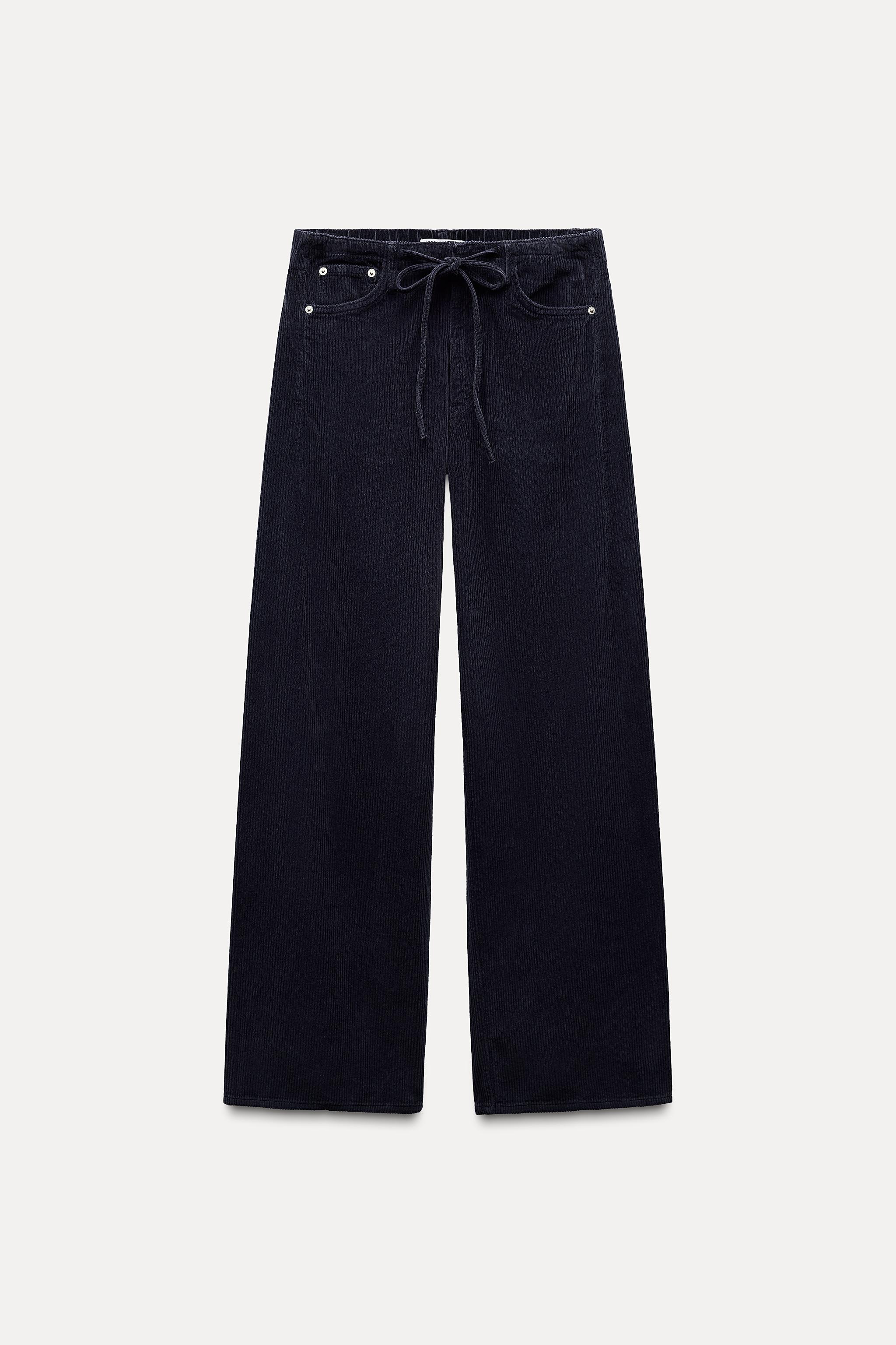 ドローストリング コーデュロイパンツ - ブラウン | ZARA Japan ドローストリング コーデュロイパンツ - ブラウン | ZARA Japan