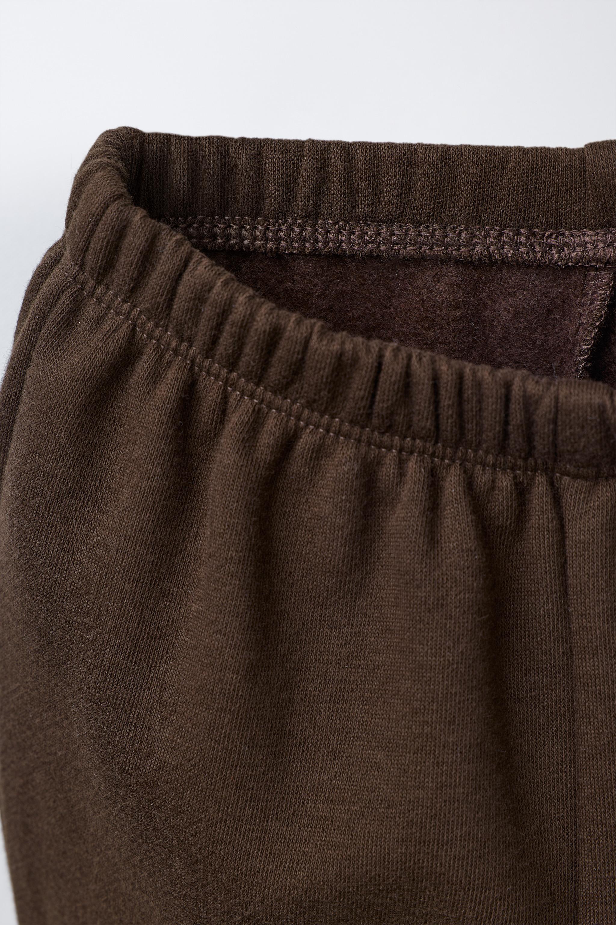 EMBROIDERED BEAR SWEATSHIRT AND JOGGER PANTS SET