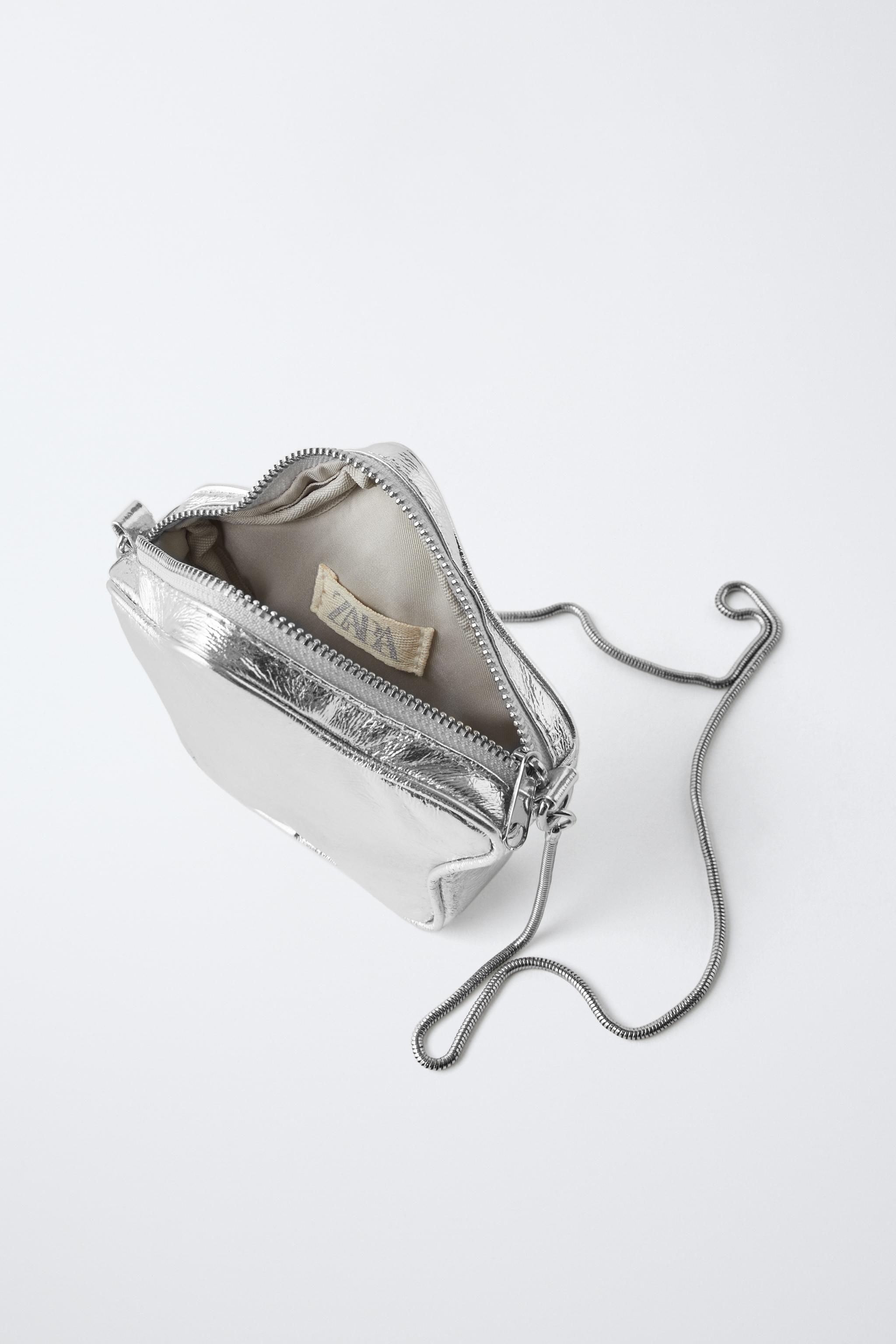 STAR CROSSBODY BAG - Silver | ZARA UAE - Dubai/Sharjah/Ajman
