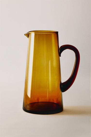 PICHET VERRE BULLES - Marron / Vert de Zara - Image 4