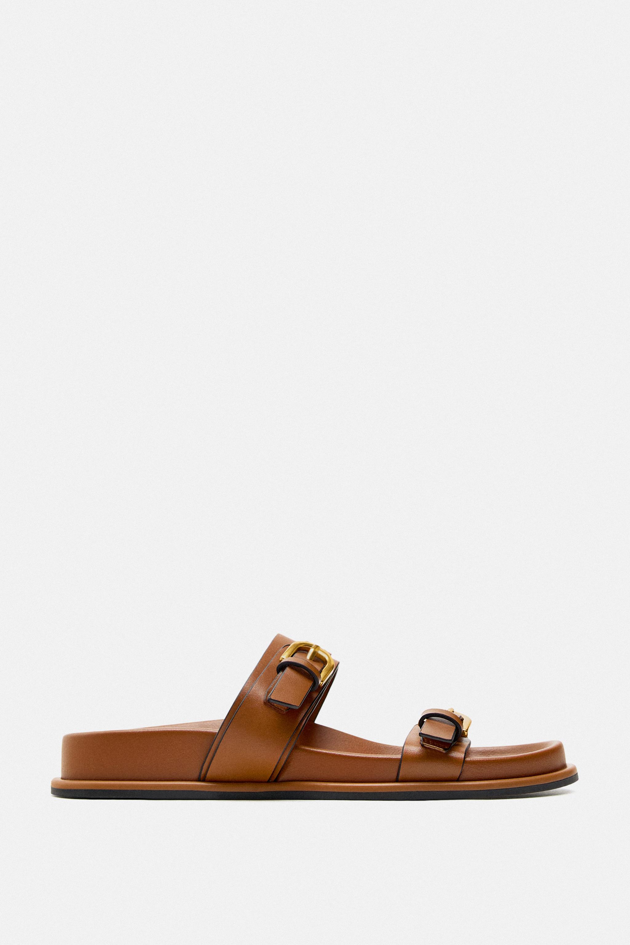 Zara discount buckle sandals