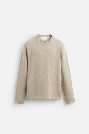 PULL AVEC FINITIONS REVERS - Beige de Zara - Image 6