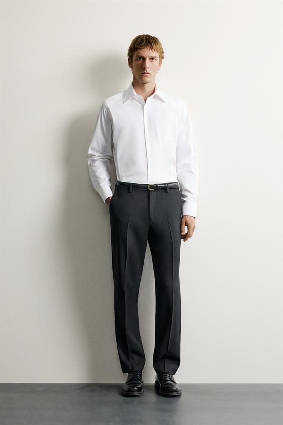 CAMISA REGULAR FIT SANTA EULALIA BARCELONA 1843 X ZARA - Blanco de Zara - Imagen 0