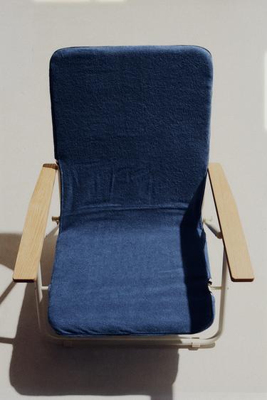 GALETTE DE CHAISE SERVIETTE PLAGE - Bleu moyen de Zara - Image 6