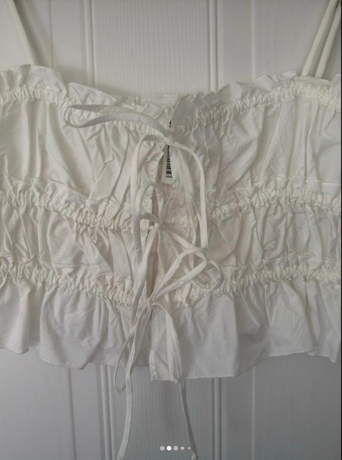 POPLIN TOP WITH BOWS - Image 2
