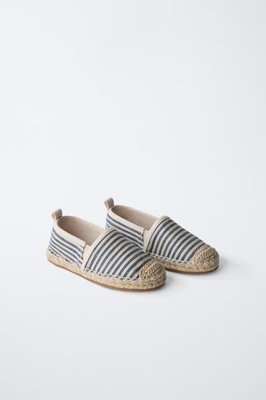 STRIPED ESPADRILLES - Blue by Zara