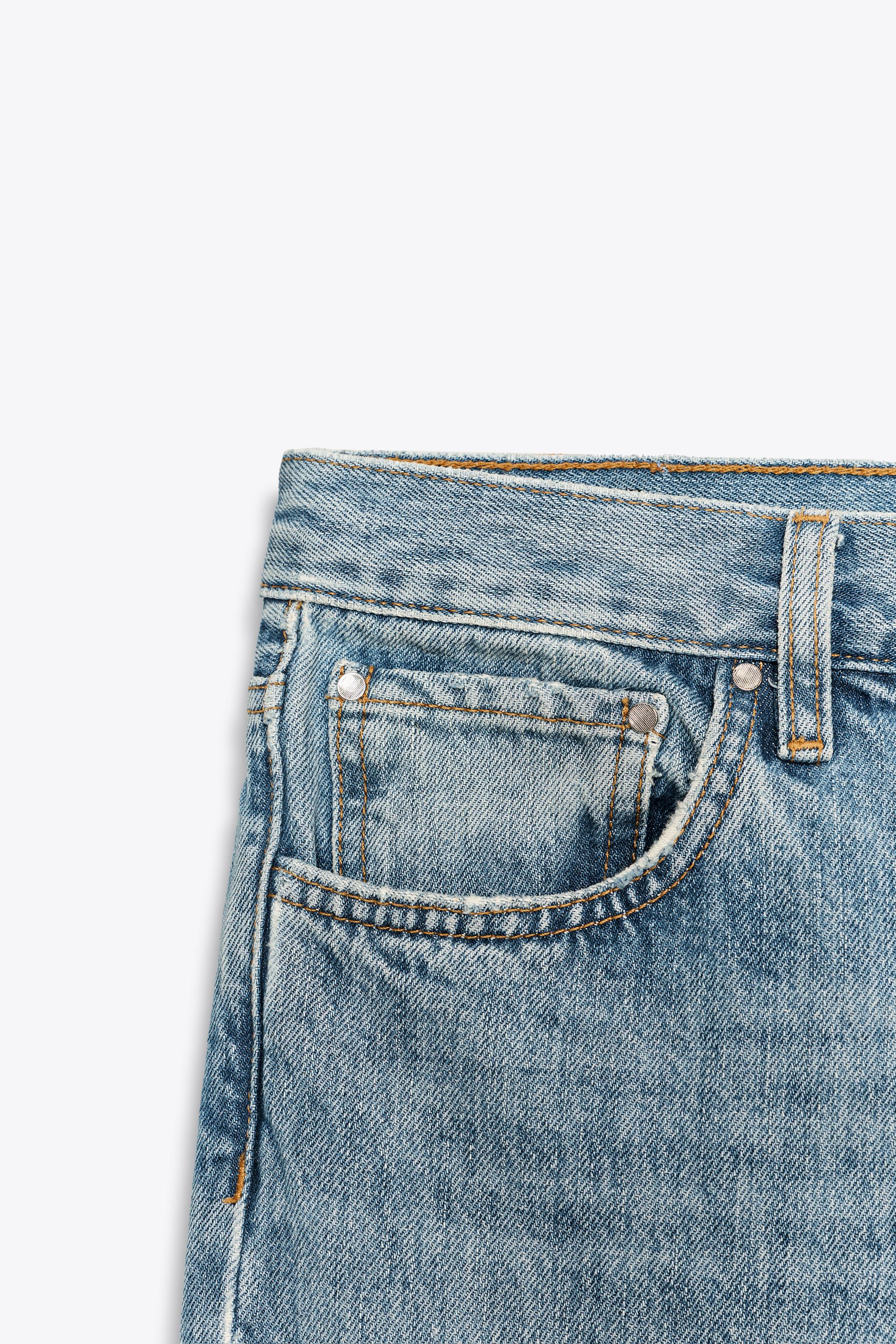 ZW COLLECTION WIDE LEG LOW RISE JEANS