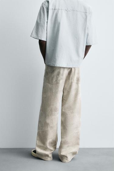 BAGGY FIT JEANS - Printed by Zara - Image 2