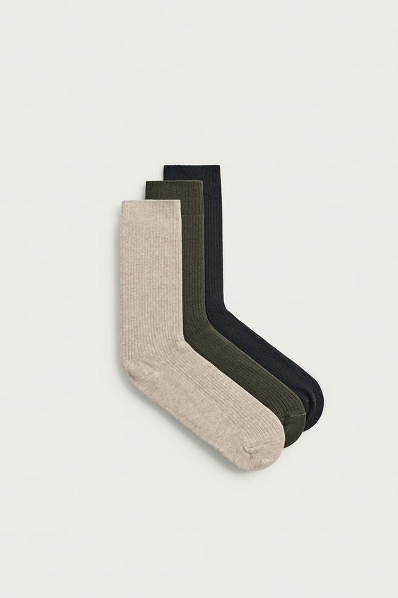 3-PACK OF RIB SOCKS - various by Zara - Image 0