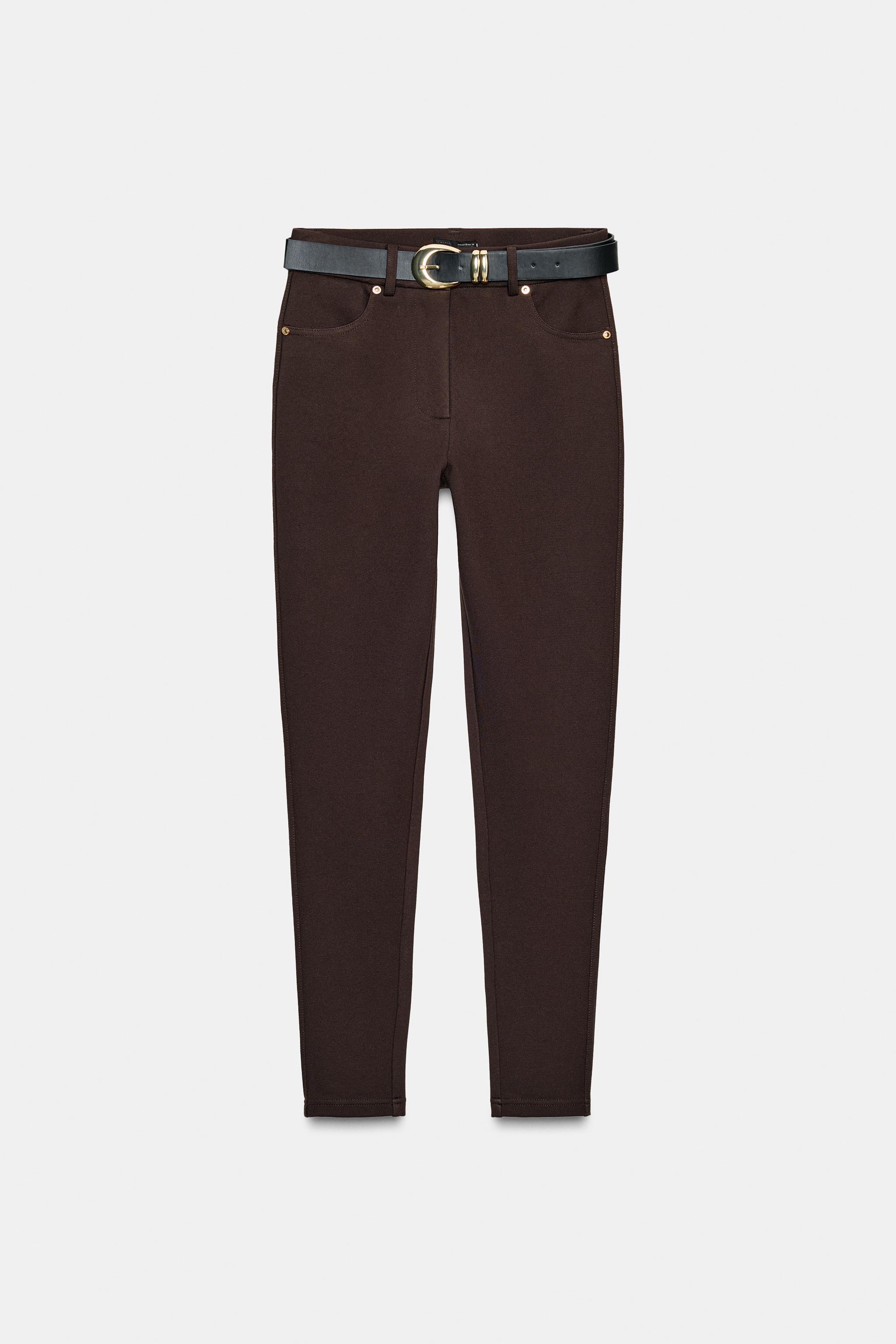 JEGGING TAILLE MI-HAUTE AVEC CEINTURE