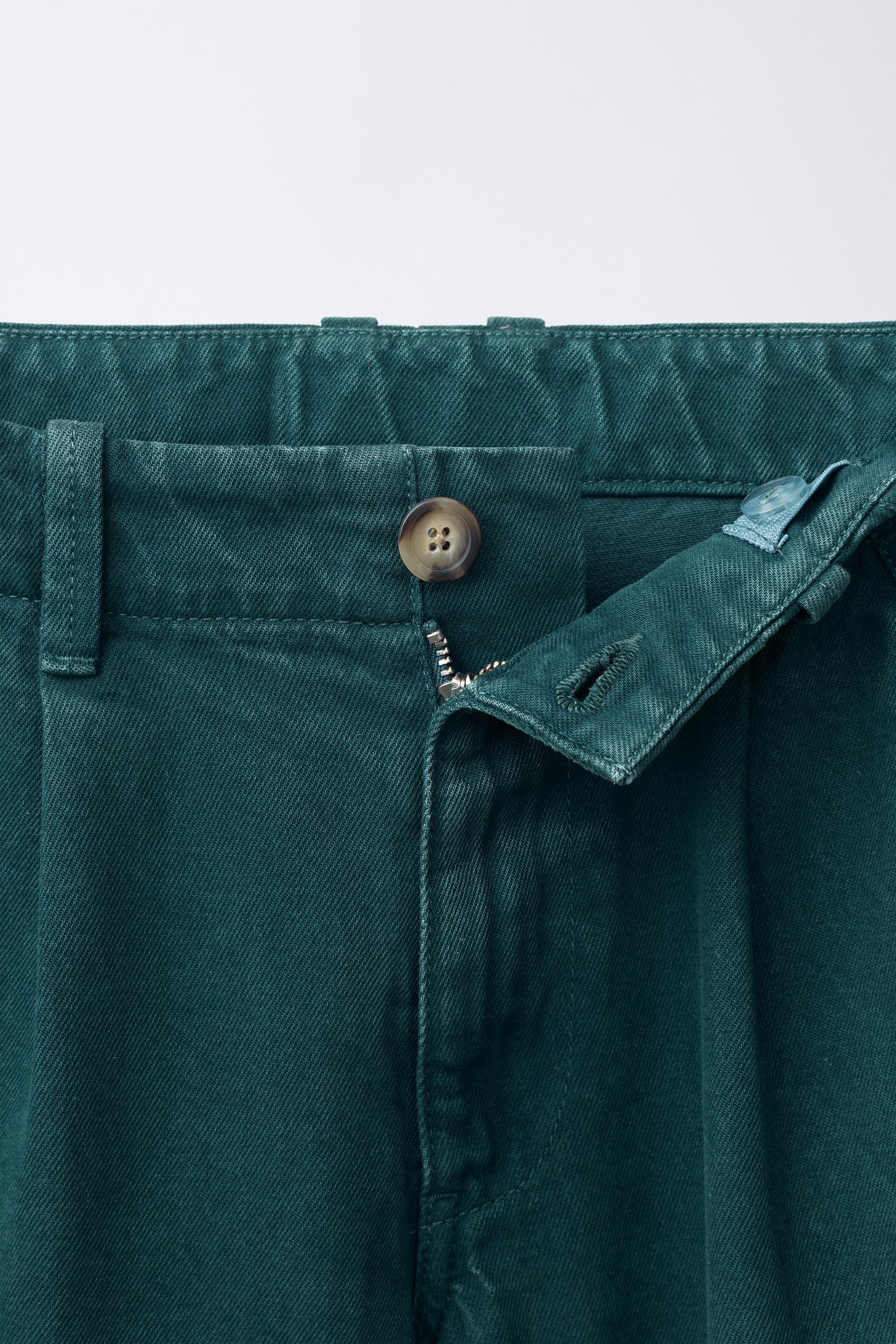 PANTALON DROIT À PINCES