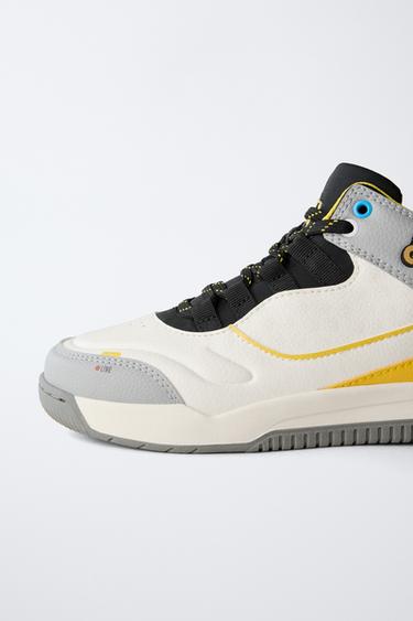 STUMBLE GUYS ™ © SCOPELY HIGH-TOP SNEAKERS - White by Zara - Image 4
