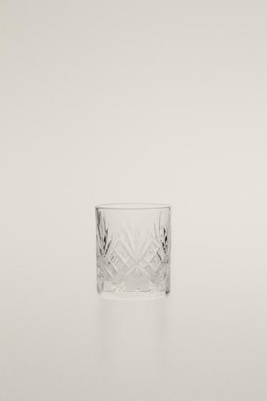 ENGRAVED CRYSTALLINE SHOT GLASS — Transparent 1
