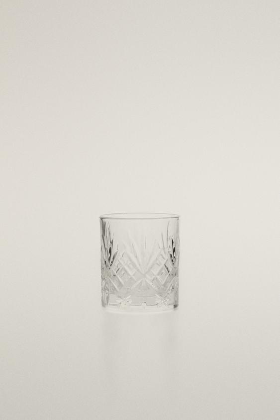 VERRE À SHOT TAILLÉ CRISTALLIN - Transparent de Zara - Image 0