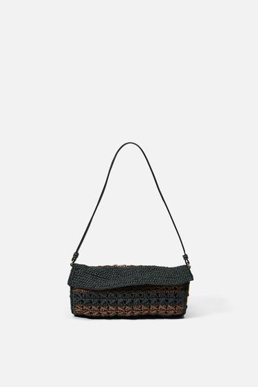 BOLSO DE HOMBRO CUERPO TRENZADO - Multicolor de Zara