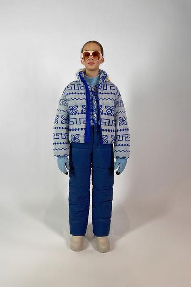 СТЕГАНЫЕ БРЮКИ — SNOW COLLECTION — СИНИЙ от Zara — изображение 0