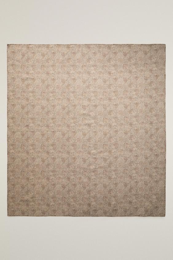 TEXTURED BLANKET - Light beige by Zara - Image 0