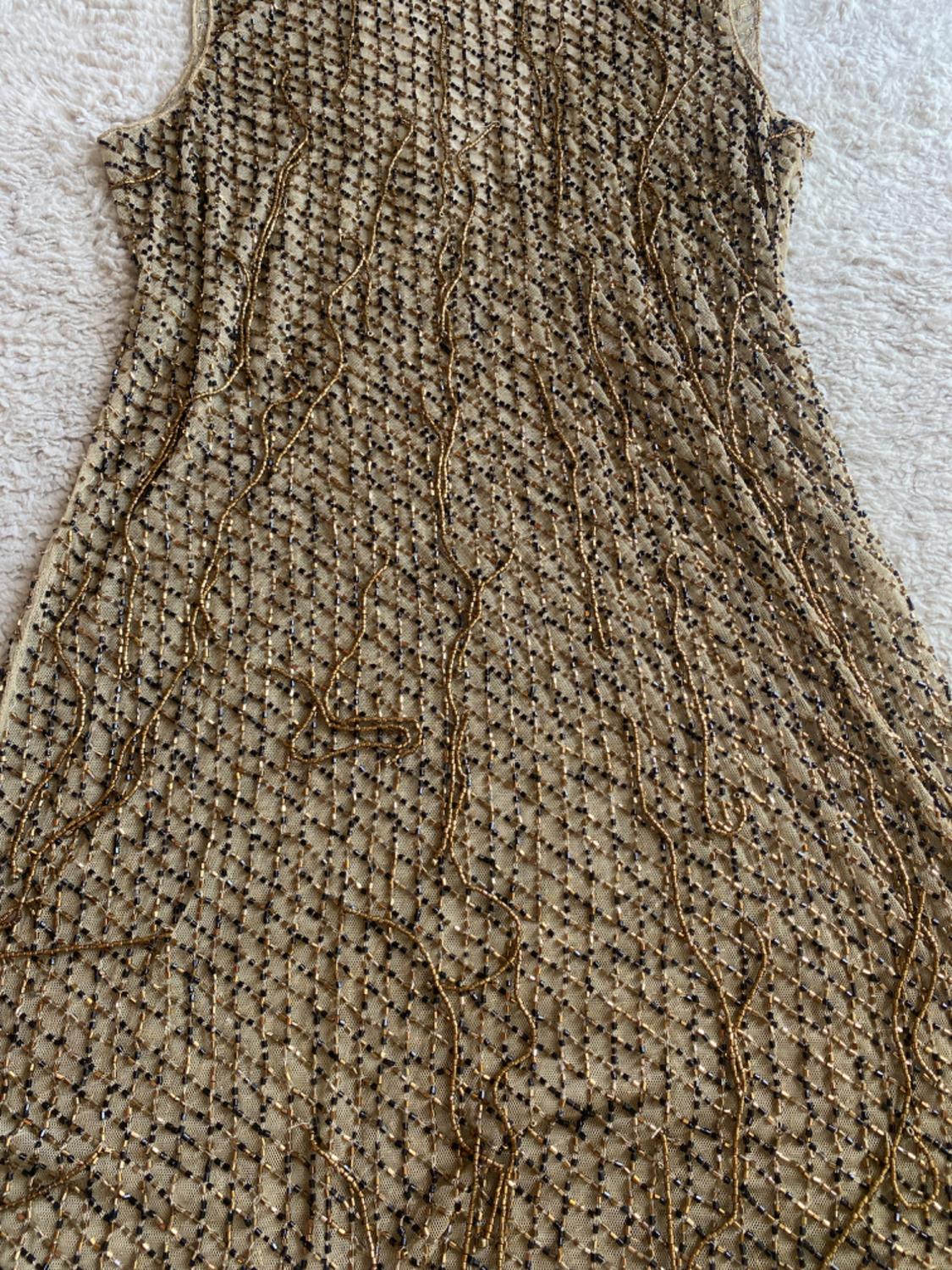 EMBROIDERED BEADED MINI DRESS - Image 2