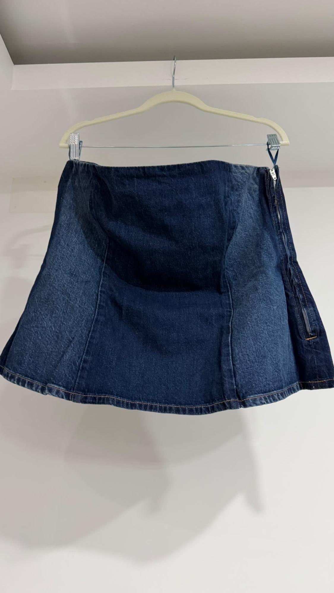 ΤΟΠ BANDEAU DENIM TRF - Image 4