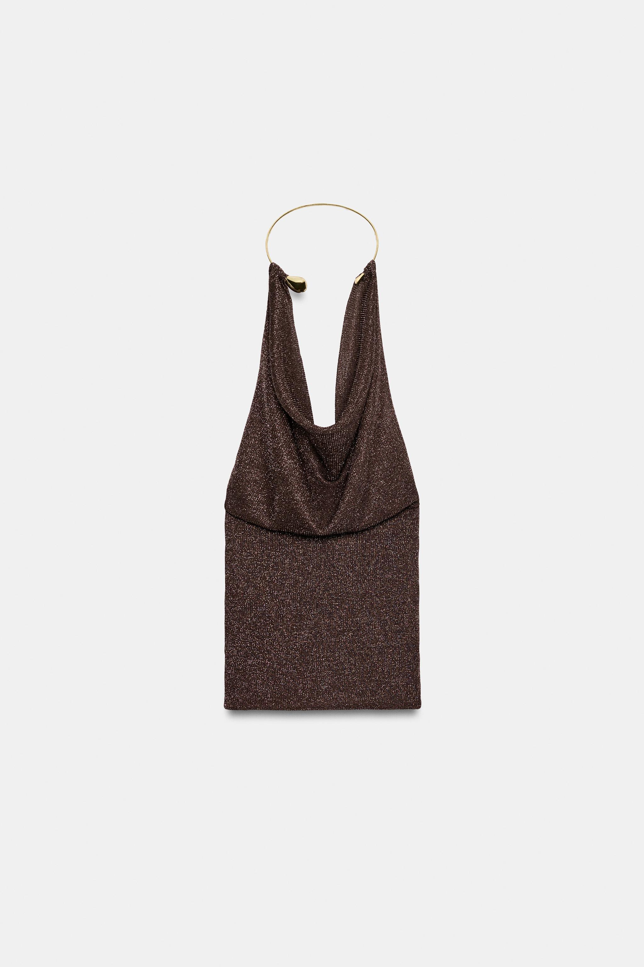TOP CHOCKER MÉTALLISÉ
