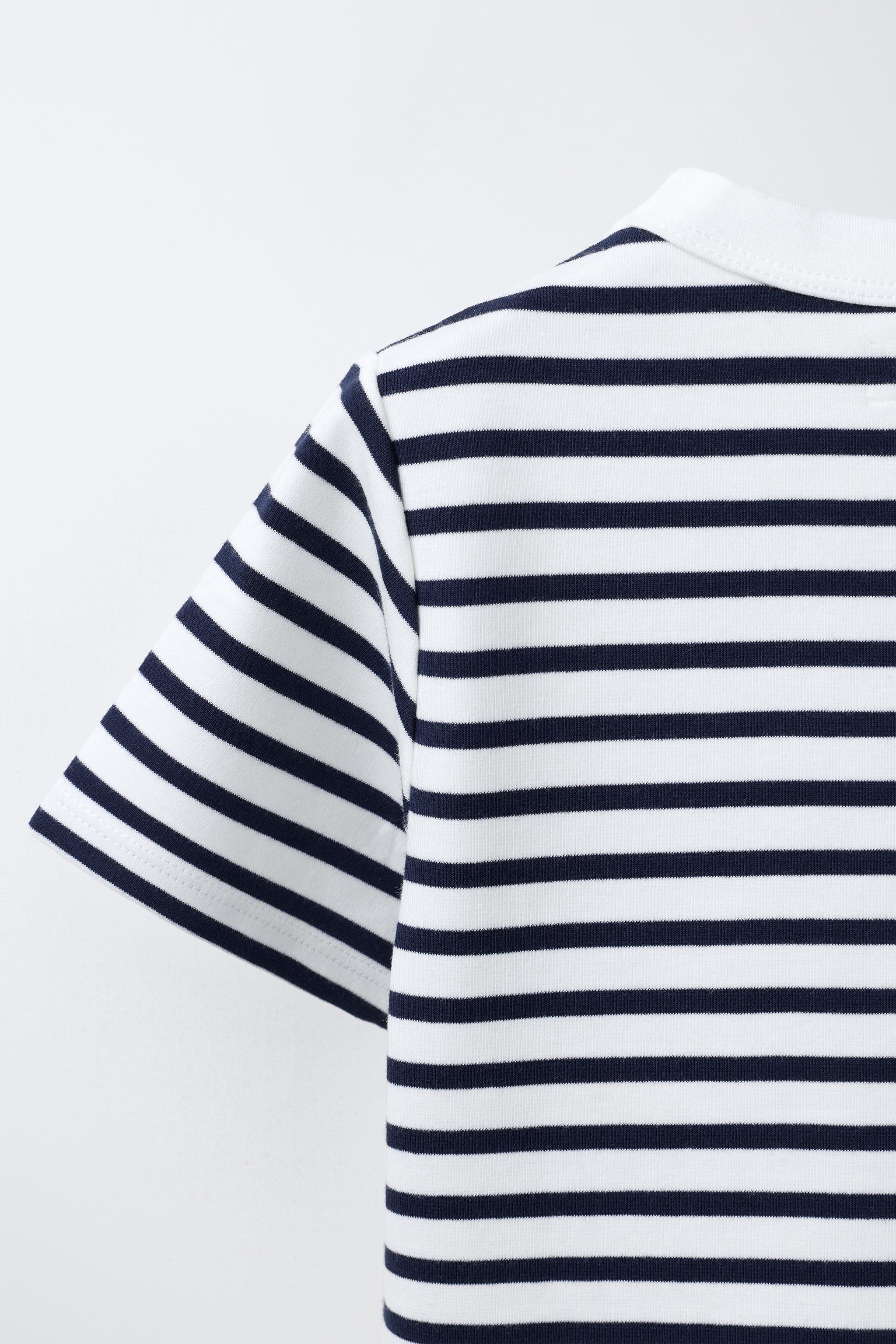 INTERLOCK STRIPED T-SHIRT