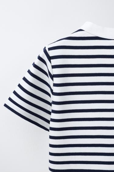 INTERLOCK STRIPED T-SHIRT - Stripes by Zara - Image 3