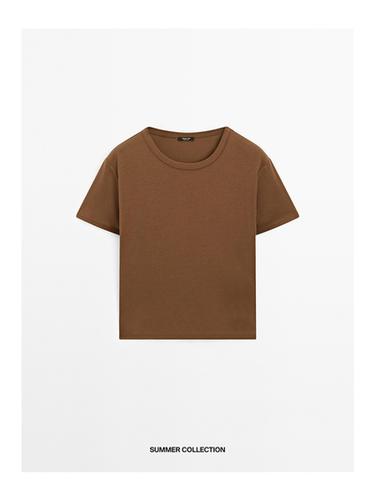 Camiseta manga corta 100% algodón - Toffe de Zara