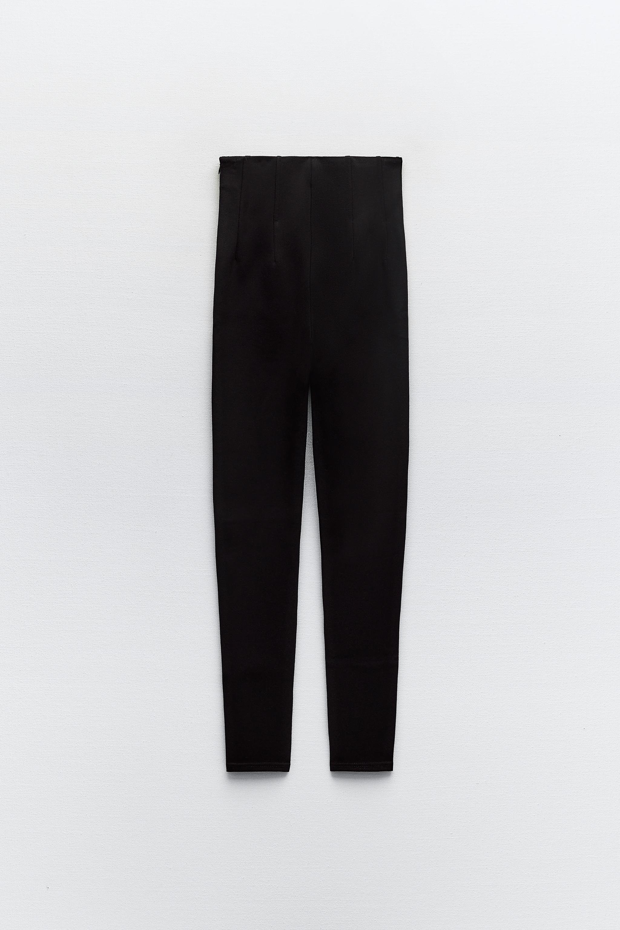 Legging a zip outlet zara