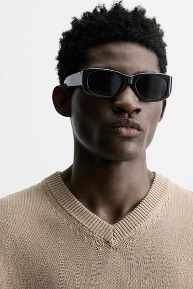 OVAL SUNGLASSES - Black by Zara