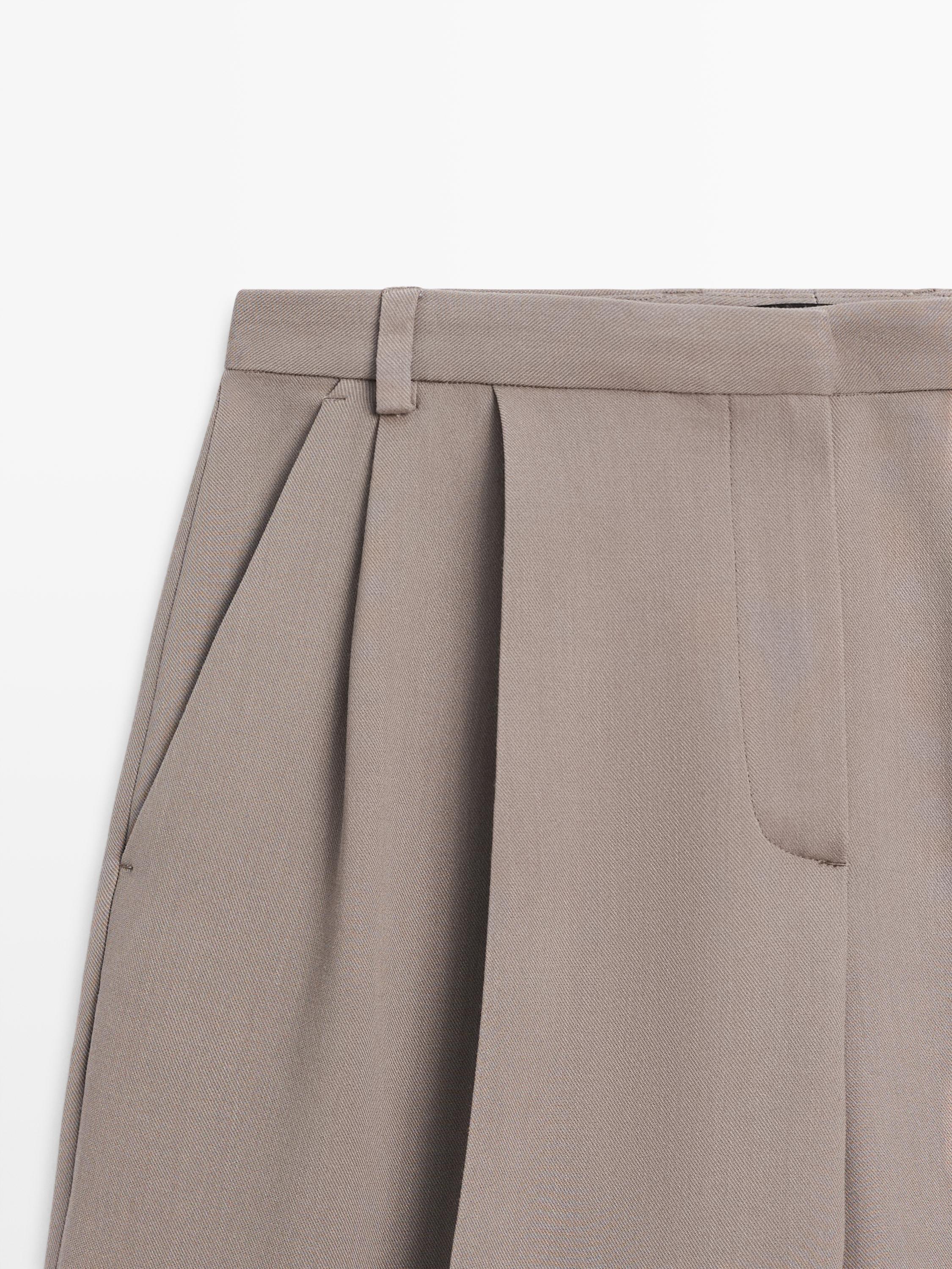 Bermuda fluide long et large