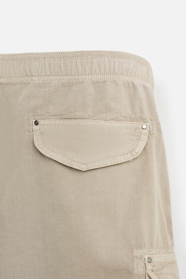 BERMUDA CARGO RELAXED FIT - vert kaki-moyen de Zara - Image 9