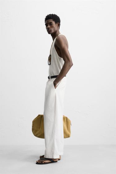 DÉBARDEUR TANK EN MAILLE - Écru de Zara - Image 3